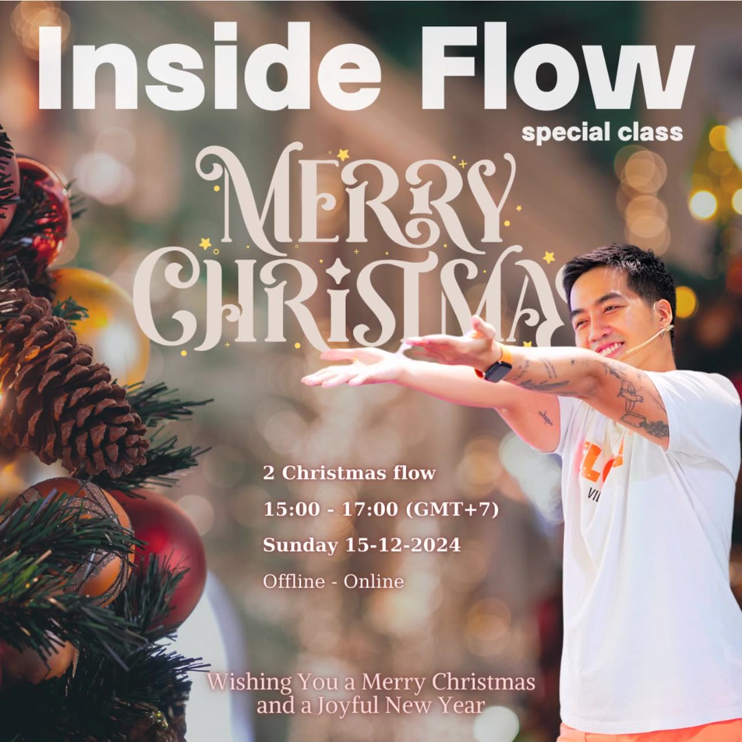 [???] Ed Yoga & Dance ? Top1Yoga ??‍♀️ 𝑪𝒉𝒓𝒊𝒔𝒕𝒎𝒂𝒔 𝒊𝒔 𝒄𝒐𝒎𝒊𝒏𝒈…

2 𝑭𝒍𝒐𝒘 𝒎𝒐̛́𝒊 𝒏𝒉𝒂̂́𝒕 𝒄𝒖̉𝒂 𝐭𝐡𝐚̂̀𝐲 𝑻𝒉𝒊̣𝒏𝐡 𝒏𝒉𝒂̂𝒏 𝒅𝒊̣𝒑 𝑮𝒊𝒂́𝒏𝒈 𝑺𝒊𝒏𝒉

 15:00 – 17:00 Chủ nhật 15-12-2024
 Offline tại Ed Yoga & Dance – 20 N , shares-0✔️ , likes-1❤️️ , date-2024-12-06 03:50:01????????