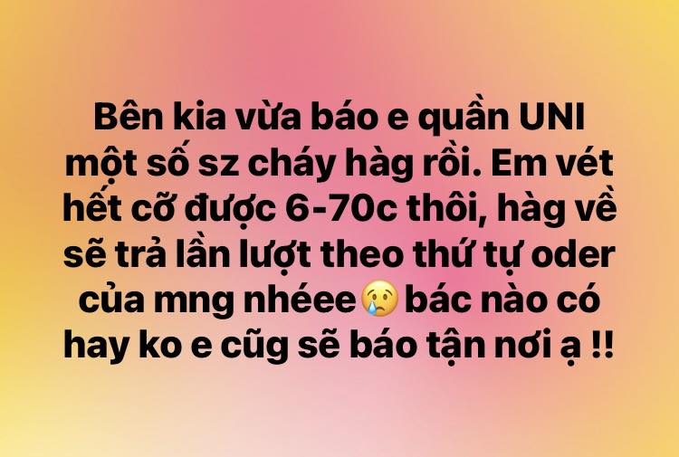 [🆕🇻🇳]  Home kids – Bộ lanh cho bé TPHCM 😎❤️️⭐️ Nhà em rất kỉ lưỡng về đường may sản phẩm
sản phẩm có vấn đề lỗi – MẸ IBX NGAY EM ĐỔI SP KHÁC NHA 
 , shares-0✔️ , likes-0❤️️ , date-2024-12-07 15:19:49🇻🇳🇻🇳🇻🇳📰🆕