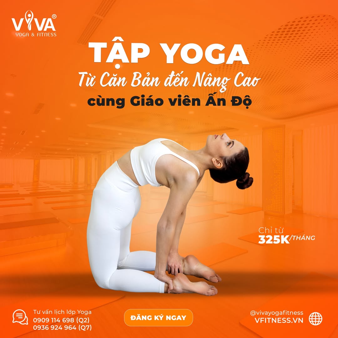 [???] ViVa Yoga & Fitness  ? Top1Yoga ??‍♀️ TẬP YOGA TỪ CĂN BẢN ĐẾN NÂNG CAO CÙNG GIÁO VIÊN ẤN ĐỘ
 SIÊU ƯU ĐÃI chỉ từ 325K/tháng, bạn sẽ:
Khám phá hành trình Yoga trọn vẹn tại ViVa Yoga & Fitness với , shares-20✔️ , likes-59❤️️ , date-2024-12-10 02:00:10????????