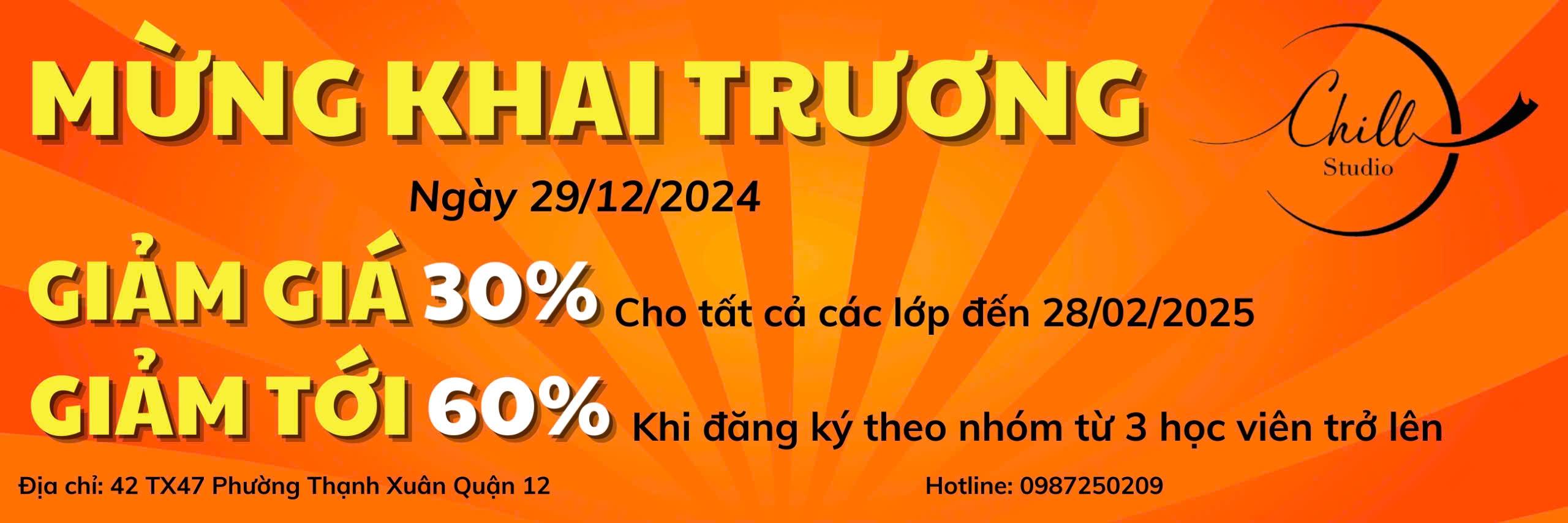 [???] Chill Yoga – Yoga_Aerial Yoga_Inside Flow  ? Top1Yoga ??‍♀️ Thông báo:
Chill chính thức chuyển sang địa chỉ mới: 42 TX47 kể từ ngày 29/12/2024.
Phòng mới rộng thoáng hơn với 2 phòng trên dưới
_Studio 1: rộng hơn 70m , shares-9✔️ , likes-8❤️️ , date-2024-12-23 16:58:04????????