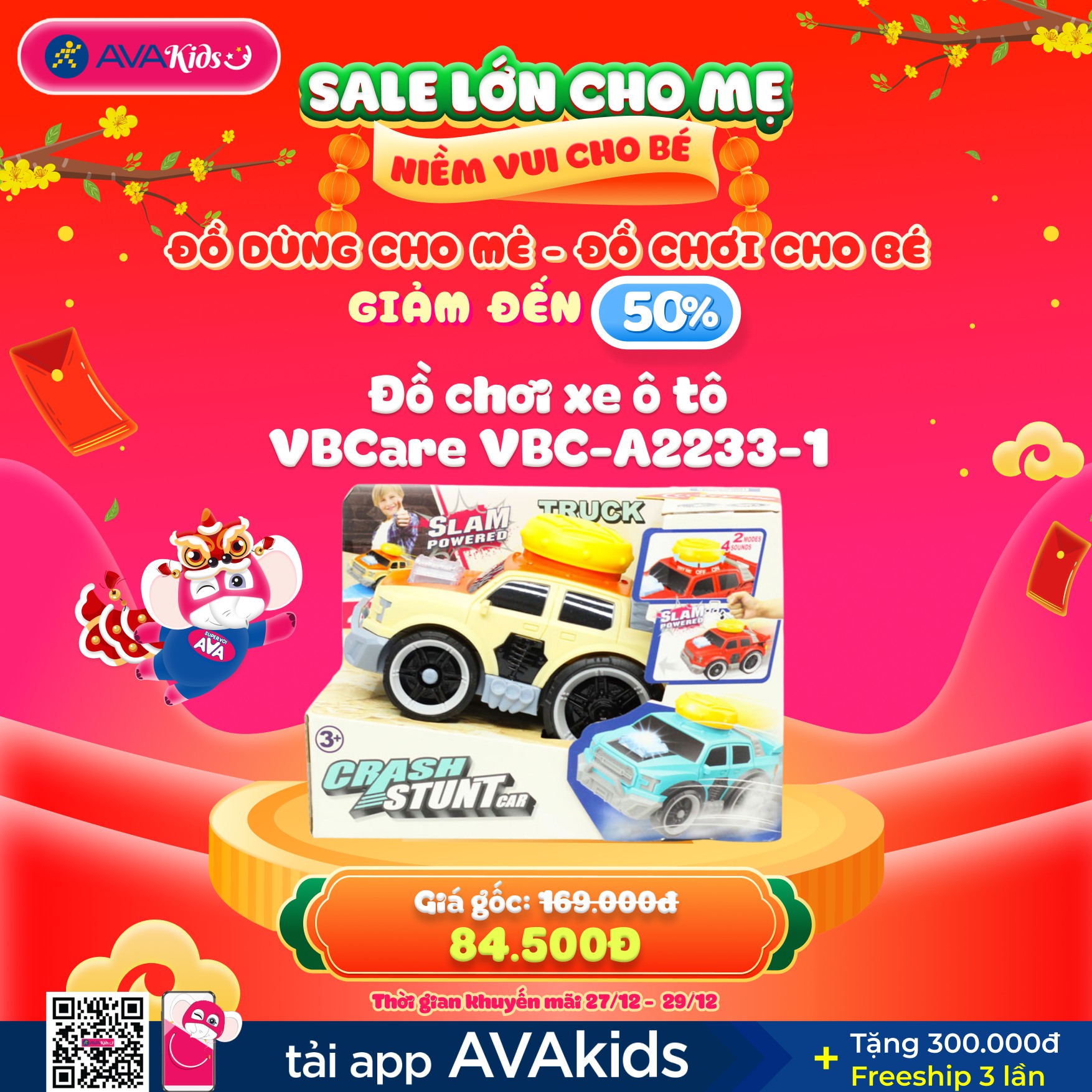 [🆕🇻🇳] AVAKids – Siêu thị cho mẹ và bé 🧑‍🧒❤️️👶⭐️ SALE LỚN CHO MẸ NIỀM VUI CHO BÉ 
Đồ dùng cho mẹ – đồ chơi cho bé giảm đến 50% 

 Đồ dùng cho mẹ: Chăm sóc mẹ toàn diện, giá giảm tận tay!
 Đồ chơi cho bé:  , shares-2✔️ , likes-2❤️️ , date-2024-12-27 22:00:23🇻🇳🇻🇳🇻🇳📰🆕