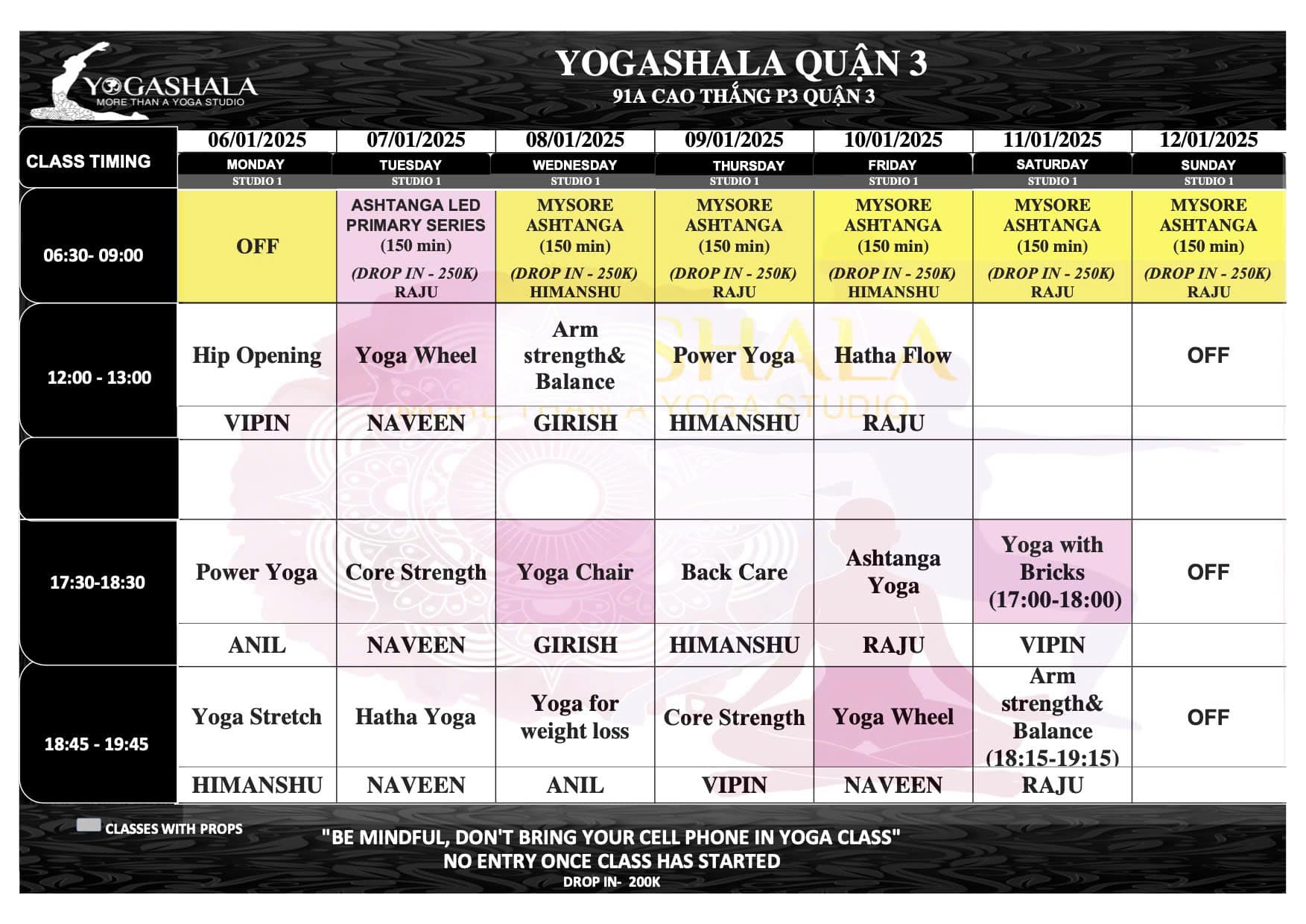 [🆕🇻🇳] Vyoga World By Master Vishwa – Hệ thống phòng tập Yoga Ấn Độ 🧘 Top1Yoga 🧘 LỊCH HỌC TUẦN MỚI TỪ 06.01.2025 – 11.01.2025

Vyoga World xin gửi đến quý hội viên & khách hàng lịch tập tuần mới. Kính chúc mọi người có một tuần tập luyệ , shares-0✔️ , likes-29❤️️ , date-2025-01-06 00:38:27🇻🇳🇻🇳🇻🇳📰🆕