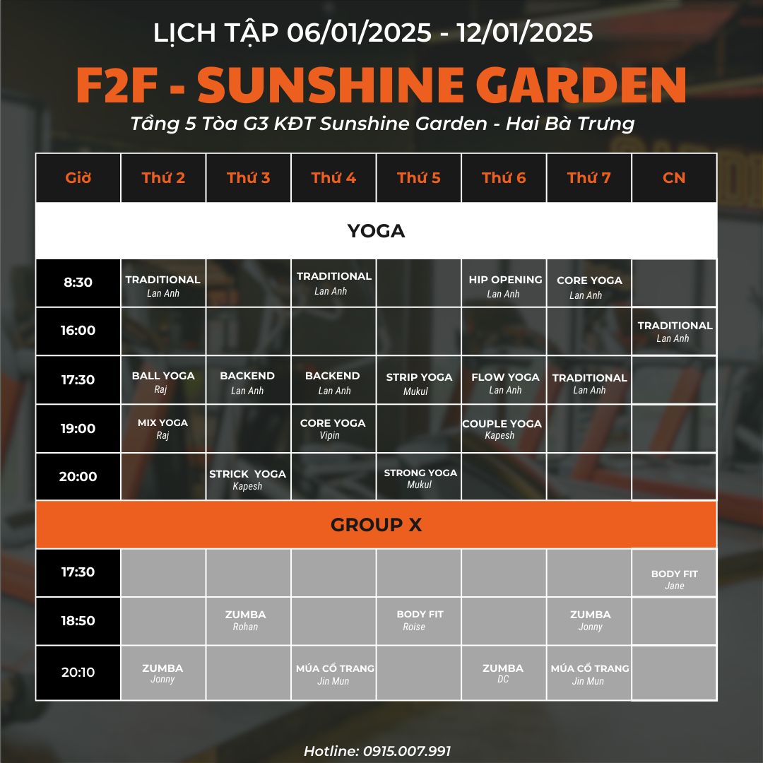 [🆕🇻🇳] Savary Yoga – CÔNG TY CỔ PHẦN ĐẦU TƯ PHÁT TRIỂN SAVARY 🧘 Top1Yoga 🤸🏻‍♀️ Savary xin được gửi tới quý hội viên lịch tập tuần mới. 
Kính chúc quý hội viên có một tuần luyện tập hiệu quả!
 , shares-0✔️ , likes-5❤️️ , date-2025-01-06 00:37:37🇻🇳🇻🇳🇻🇳📰🆕