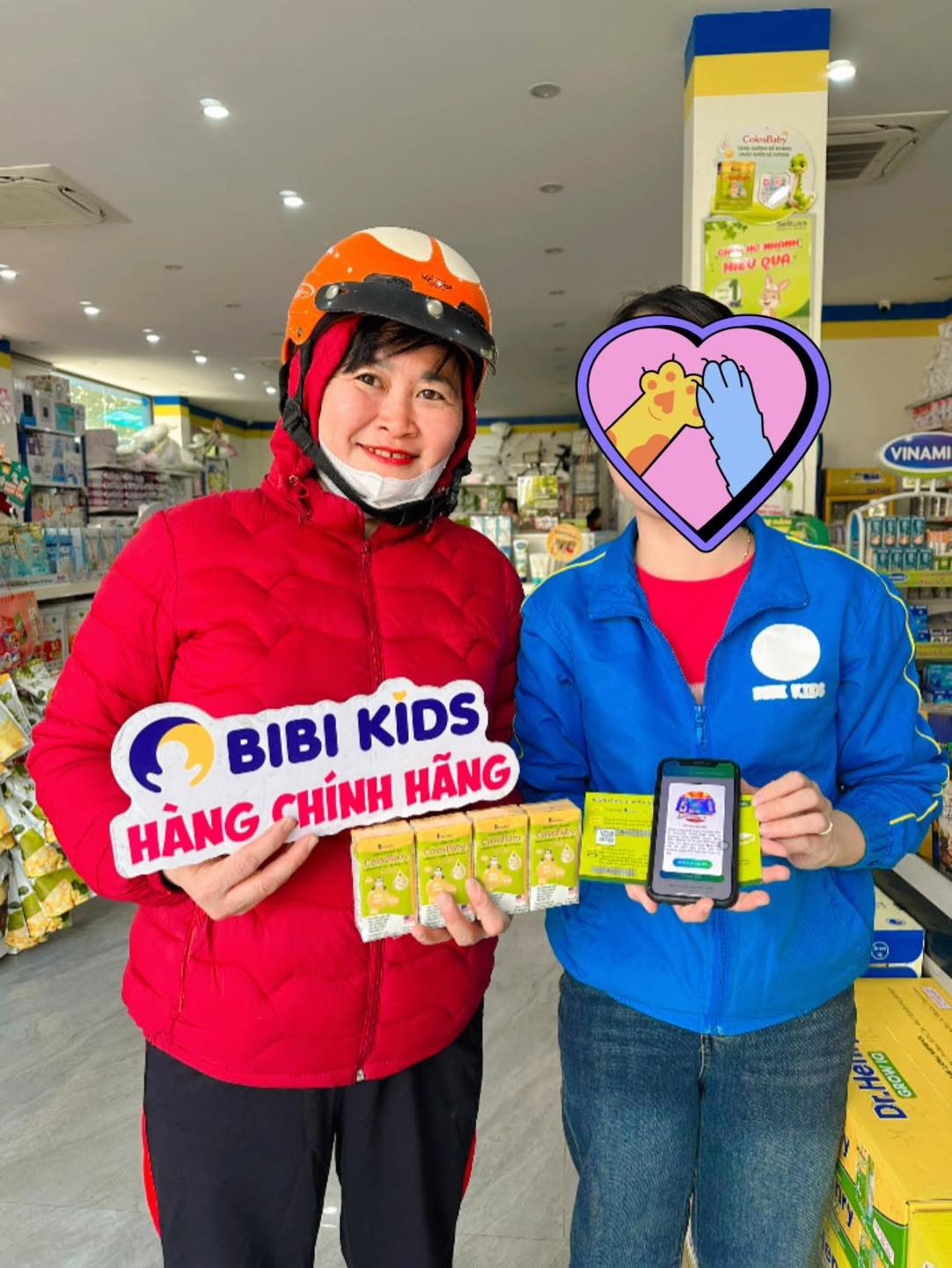 [🆕🇻🇳] Bibi Kids – Bỉm Sữa giá tốt – Chuyên Bỉm – Sữa – Hàng thời trang cao cấp cho bé 🧑‍🧒❤️️👶⭐️ Chị khách Siêu may mắn của Bibikids ! 

Mua 1 thùng Pha sẵn Colosbaby và trúng ngay 5tr vnd luôn các mẹ ơi 
Mua Colosbaby tại điểm bán chính hãng nó xịn xò , shares-2✔️ , likes-33❤️️ , date-2025-01-06 22:37:59🇻🇳🇻🇳🇻🇳📰🆕