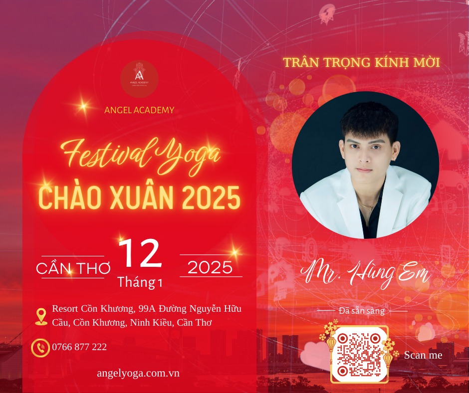 [🆕🇻🇳] Học Viện Đào Tạo Yoga International Angel Academy 🧘 Top1Yoga 🤸🏻‍♀️  Festival Yoga Chào Xuân 2025 – Angel Academy Hân Hoan Chào Đón MSB Hưng Lợi 
Ngày 12/1/2025, tại Resort Cồn Khương, Cần Thơ, sự kiện Festival Yoga Chào Xu , shares-0✔️ , likes-29❤️️ , date-2025-01-11 04:12:51🇻🇳🇻🇳🇻🇳📰🆕