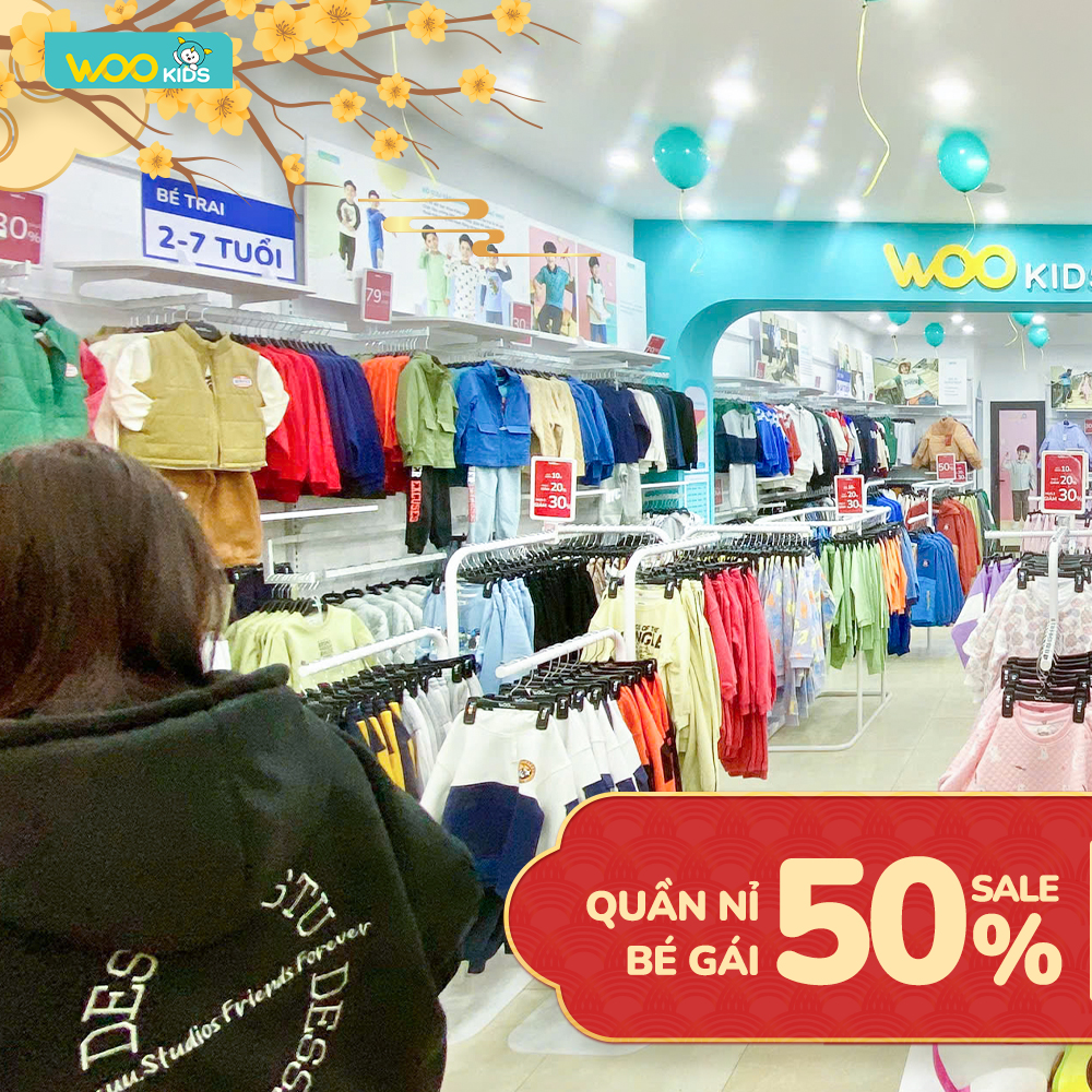 [🆕🇻🇳] Woo Kids – Kiến Thụy – Hải Phòng  🧑‍🧒❤️️👶⭐️  SALE 50% TOÀN BỘ QUẦN NỈ BÉ GÁI – CHỈ TỪ 114K CÓ NGAY QUẦN NỈ SIÊU DÀY DẶN! 

 Từ 11/1, Woo Kids GIẢM 50% toàn bộ quần nỉ bé gái.
 Mẹ tiết kiệm, bé ấm áp, , shares-25✔️ , likes-8❤️️ , date-2025-01-13 22:05:49🇻🇳🇻🇳🇻🇳📰🆕