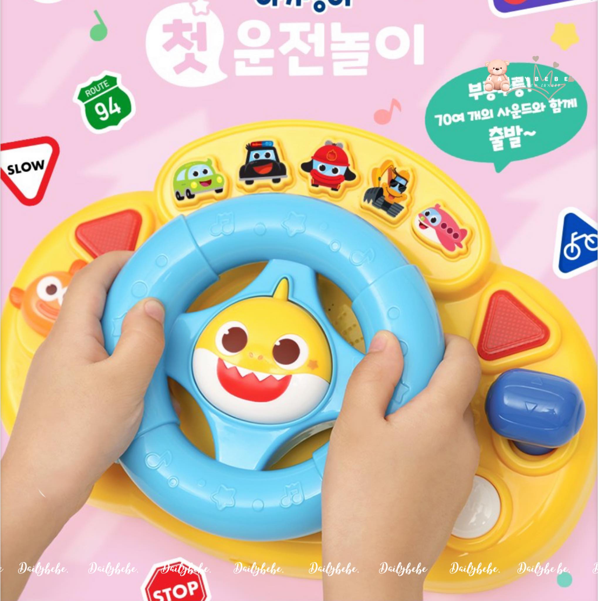 [🆕🇻🇳] Dailybebe-store -Baby & Mom – Đồ dùng mẹ và bé – đồ chơi cao cấp Korea , Us/Uk Chính Hãng🧑‍🧒❤️️👶⭐️ BÉ TẬP LÁI XE CÙNG VÔ LĂNG DIỆU KÌ #PINKFONg #BABYSHARK 

 Bí bo, bí bo, em tập lái ô tô
    Vô lăng đồ chơi có đèn nhạc cho bé bao hứng khởi, bao vui luôn , shares-0✔️ , likes-6❤️️ , date-2025-01-14 22:24:36🇻🇳🇻🇳🇻🇳📰🆕