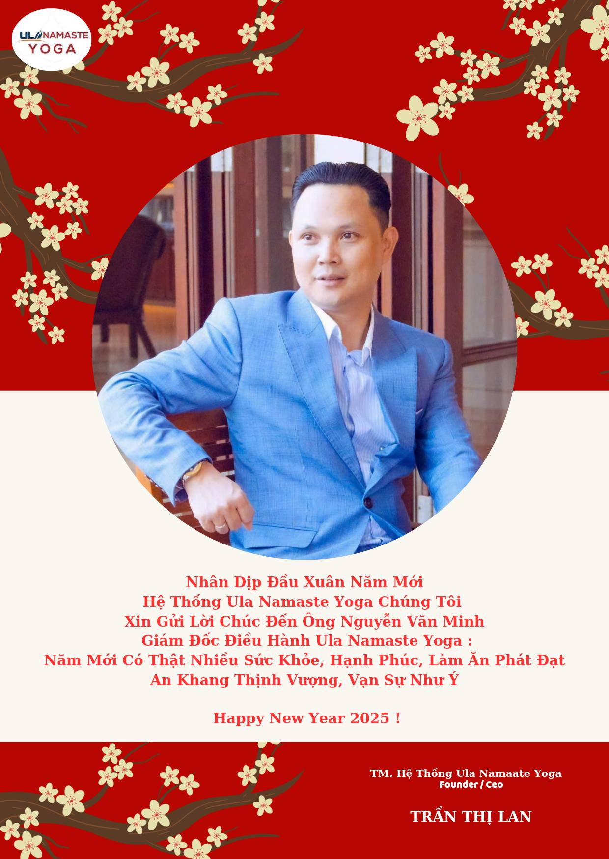 [🆕🇻🇳] ULA Namaste YOGA -Thanh Hóa 🧘 Top1Yoga 🤸🏻‍♀️ Năm cũ qua đi, năm mới đã tới 
Hệ Thống Ula Namaste Yoga xin kính chúc các Giám Đốc, Phó Giám Đốc, Giám Đốc Chi Nhánh năm mới với những khởi đầu suôn sẻ, n , shares-0✔️ , likes-0❤️️ , date-2025-01-26 04:47:04🇻🇳🇻🇳🇻🇳📰🆕