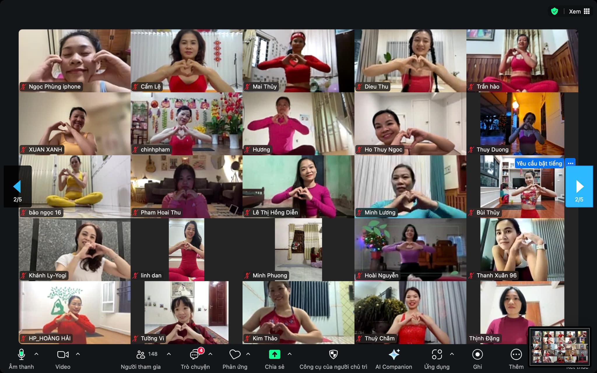 [🆕🇻🇳] Hong Ha Yoga – Ở đây có đam mê yoga � 🧘 Top1Yoga 🧘 Điểm danh những gương mặt xinh đẹp rạng rỡ trong lớp zoom khai thảm sáng nay 
Hẹn gặp các chị em vào sáng mai ta tập tiếp cùng n , shares-0✔️ , likes-220❤️️ , date-2025-01-29 14:01:11🇻🇳🇻🇳🇻🇳📰🆕