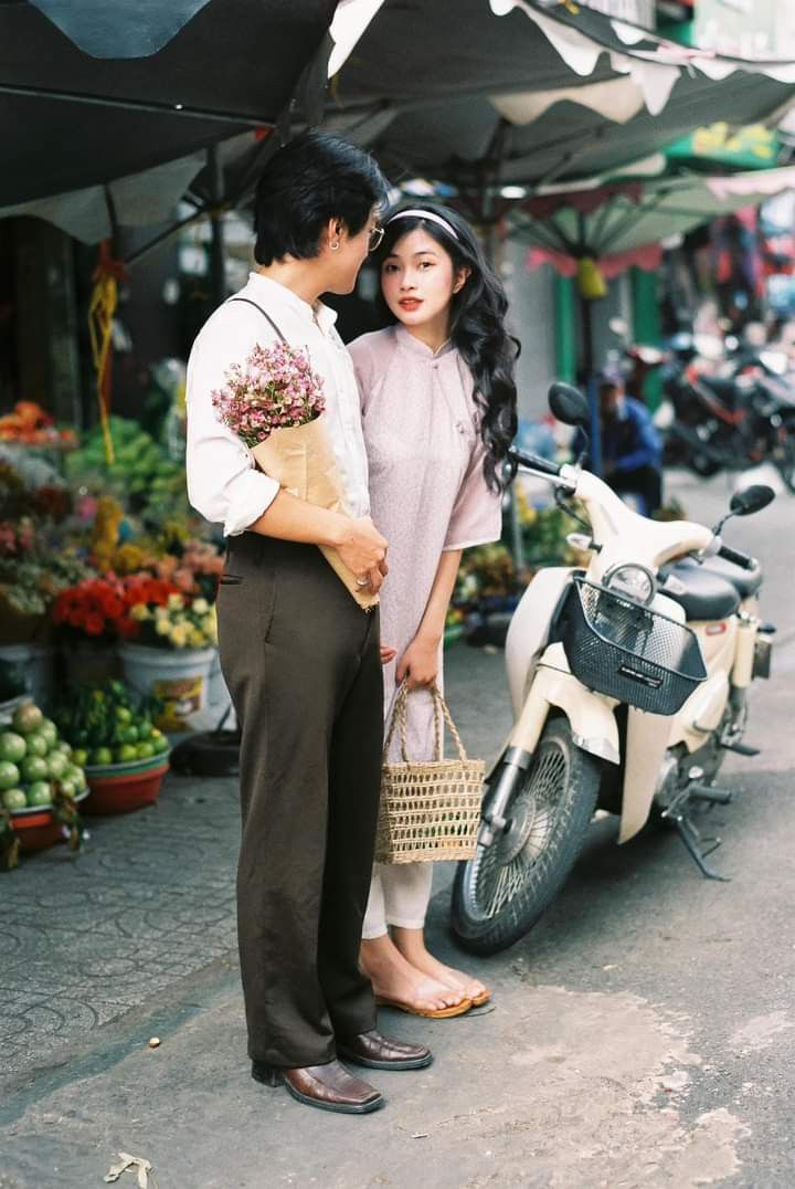 Chụp ảnh couple Tết đà lạt