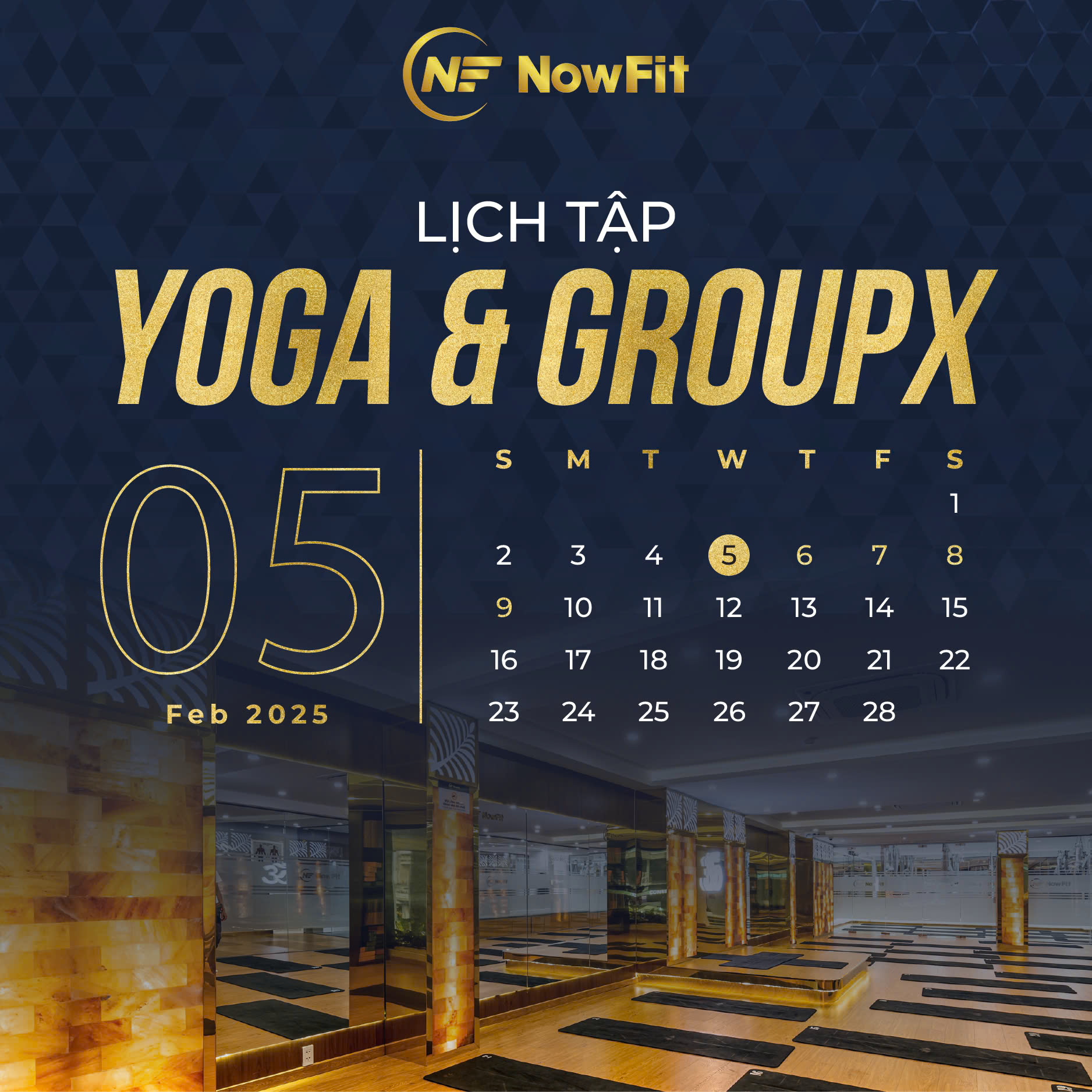 [???] NowFit Yoga&Fitness Center – Phòng tập yoga ? Top1Yoga ??‍♀️ LỊCH TẬP MỚI TỪ NGÀY 03/02/2025 – 09/02/2025 TẠI NOWFIT

NowFit đã chính thức hoạt động trở lại sau kỳ nghỉ Tết! Đã đến lúc khởi động, lấy lại phong độ và  , shares-1✔️ , likes-12❤️️ , date-2025-02-03 06:10:52????????