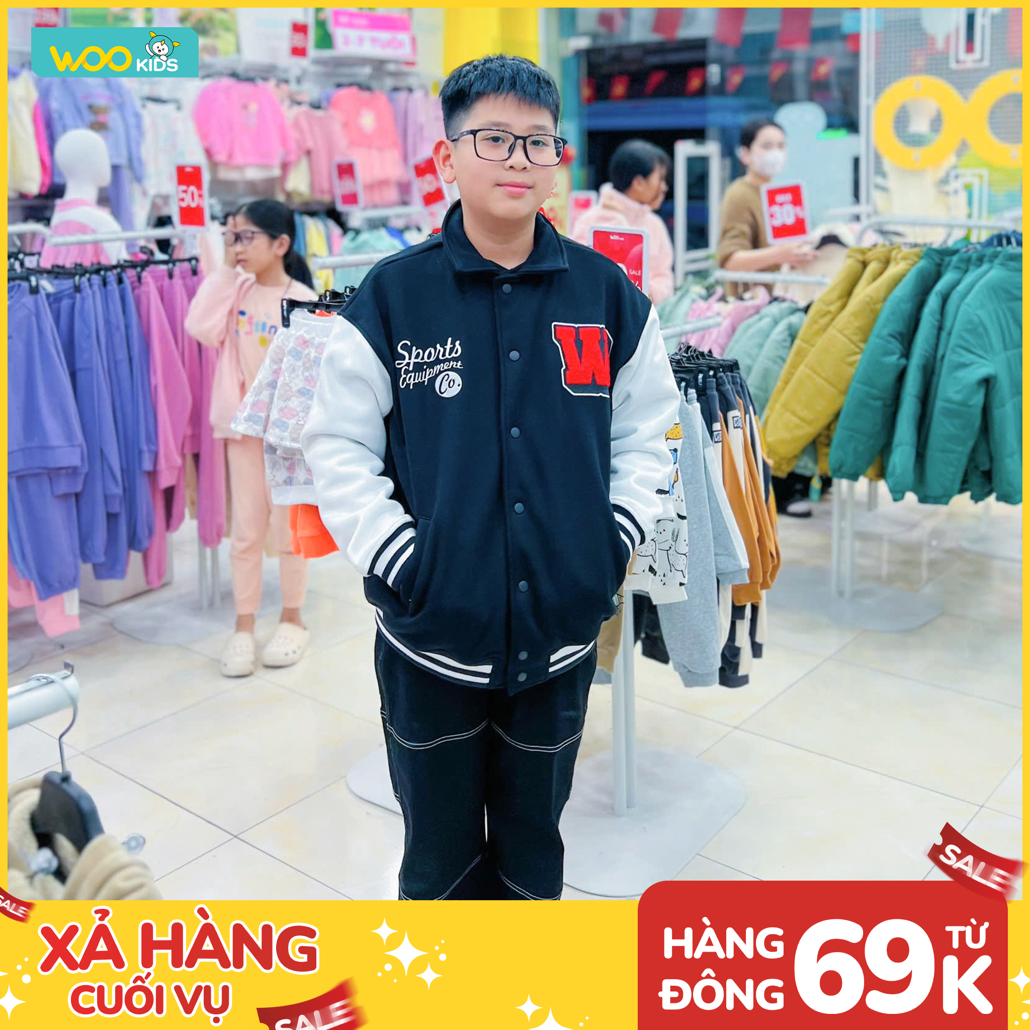 [🆕🇻🇳]  Woo Kids – 93 Hàng Tiện – TP Nam Định – Cửa hàng quần áo 🧑‍🧒❤️️👶⭐️  XẢ HÀNG CUỐI VỤ – BÉ YÊU TỎA SÁNG TRONG SET ĐỒ WOO KIDS

 VÔ VÀN ƯU ĐÃI KHỦNG DỊP XẢ HÀNG CUỐI VỤ vẫn đang chờ bố mẹ và các bé:
 GIẢM ĐỈNH NÓC đến 70%++ t , shares-4✔️ , likes-2❤️️ , date-2025-02-17 22:00:07🇻🇳🇻🇳🇻🇳📰🆕