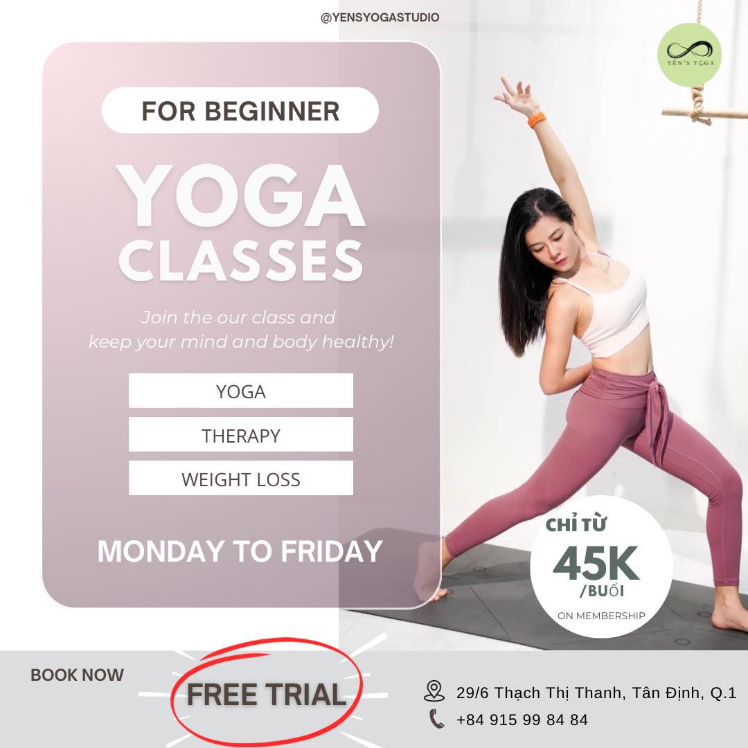 [???] YÊN’S YOGA Studio – Yên’s Yoga, Tâm khoẻ – dáng xinh  ? Top1Yoga ??‍♀️ Đ𝐀̆𝐍𝐆 𝐊𝐘́ 𝐓𝐀̣̂𝐏 𝐘𝐎𝐆𝐀 𝐍𝐇𝐀 𝐍𝐆𝐔̛𝐎̛̀𝐈 Đ𝐄̣𝐏 𝐎̛𝐈 !!!

Người đẹp đang tìm kiếm một phương pháp giả.m c.ân hiệu quả mà vẫn giúp người đẹp thư giãn và tái tạo năng  , shares-1✔️ , likes-7❤️️ , date-2025-02-22 17:41:47????????