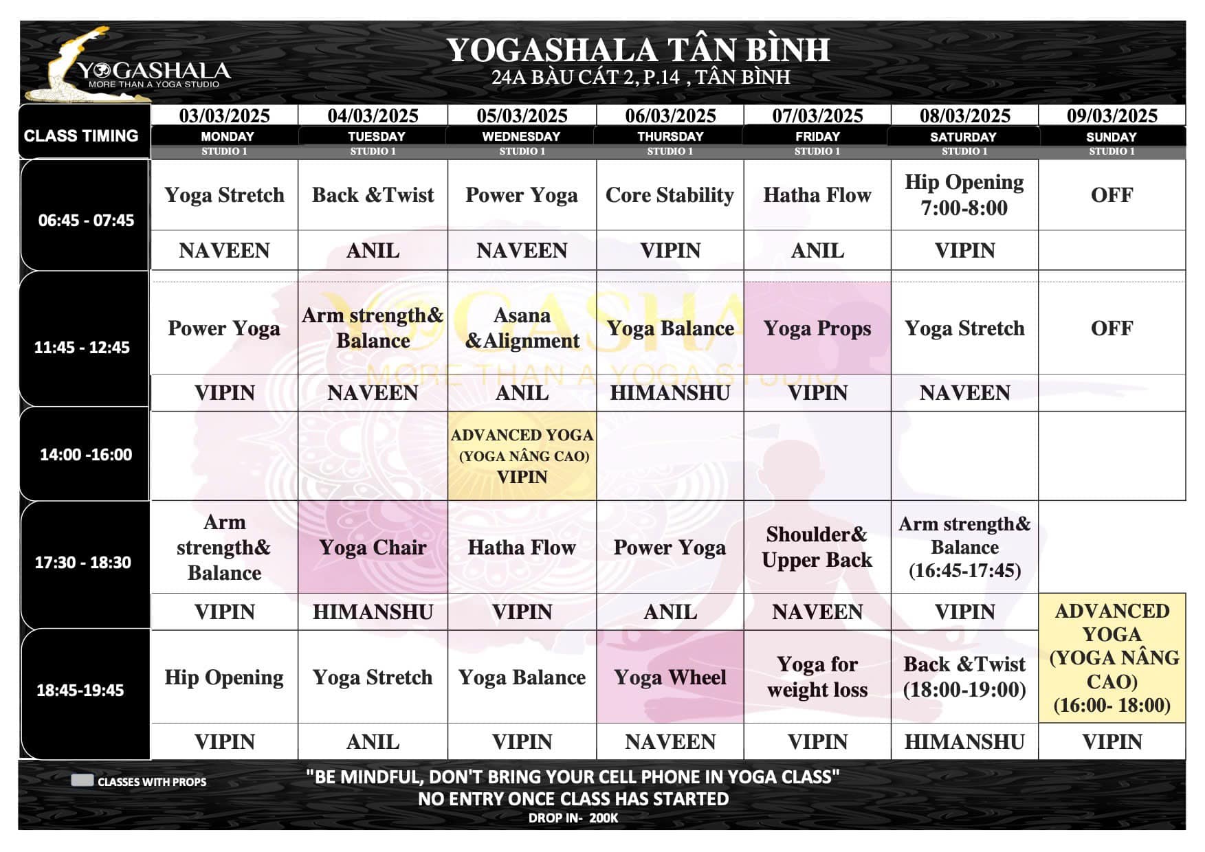 [🆕🇻🇳] Savary Yoga – CÔNG TY CỔ PHẦN ĐẦU TƯ PHÁT TRIỂN SAVARY 🧘 Top1Yoga 🤸🏻‍♀️ Savary xin được gửi tới quý hội viên lịch tập tuần mới. 
Kính chúc quý hội viên có một tuần luyện tập hiệu quả!
 , shares-0✔️ , likes-7❤️️ , date-2025-03-03 00:53:35🇻🇳🇻🇳🇻🇳📰🆕