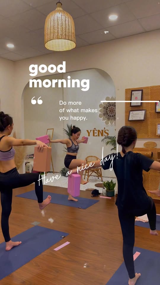 [???] YÊN’S YOGA Studio – Yên’s Yoga, Tâm khoẻ – dáng xinh  ? Top1Yoga ??‍♀️ Sáng nay đã tập yoga chưa các ngườ i đẹp ơiiii , shares-0✔️ , likes-3❤️️ , date-2025-03-05 16:21:04????????