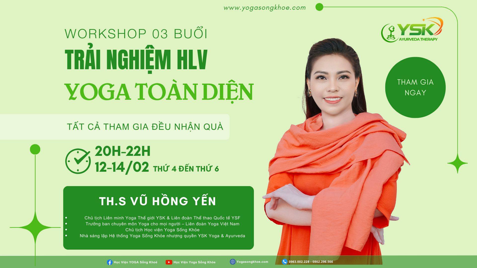 [🆕🇻🇳] Học Viện Đào Tạo HLV Yoga VN 🧘 Top1Yoga 🤸🏻‍♀️  LỢI ÍCH KHI THAM DỰ KHÓA HỌC WORKSHOP 03 BUỔI MIỄN PHÍ CỦA THS VŨ HỒNG YẾN 
 Hiểu rõ lộ trình trở thành HLV Yoga Toàn Diện – từ kiến thức chuyên môn đến k , shares-0✔️ , likes-0❤️️ , date-2025-02-13 22:16:50🇻🇳🇻🇳🇻🇳📰🆕