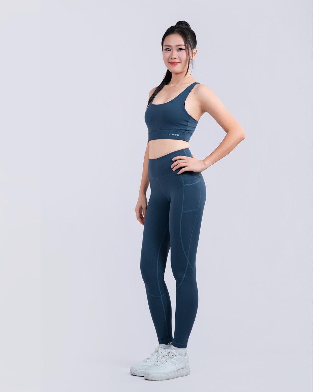 [🛒🇻🇳]Set Đồ Tập Gym, Yoga, Chạy Bộ Nữ ICADO HT103 – Xanh Đen – Thế giới đồ tập , SKU – 77991 – thegioidotap.vn 🇻🇳🛒Top1Shop🛒 🇻🇳Top1Vietnam🇻🇳 🛍🛒🇻🇳